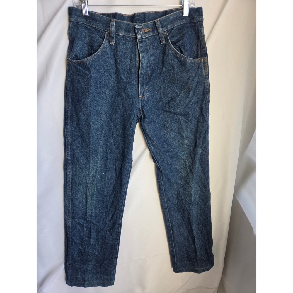 Rustler  Jeans Mens Blue Medium Dark Regular Mid Straight